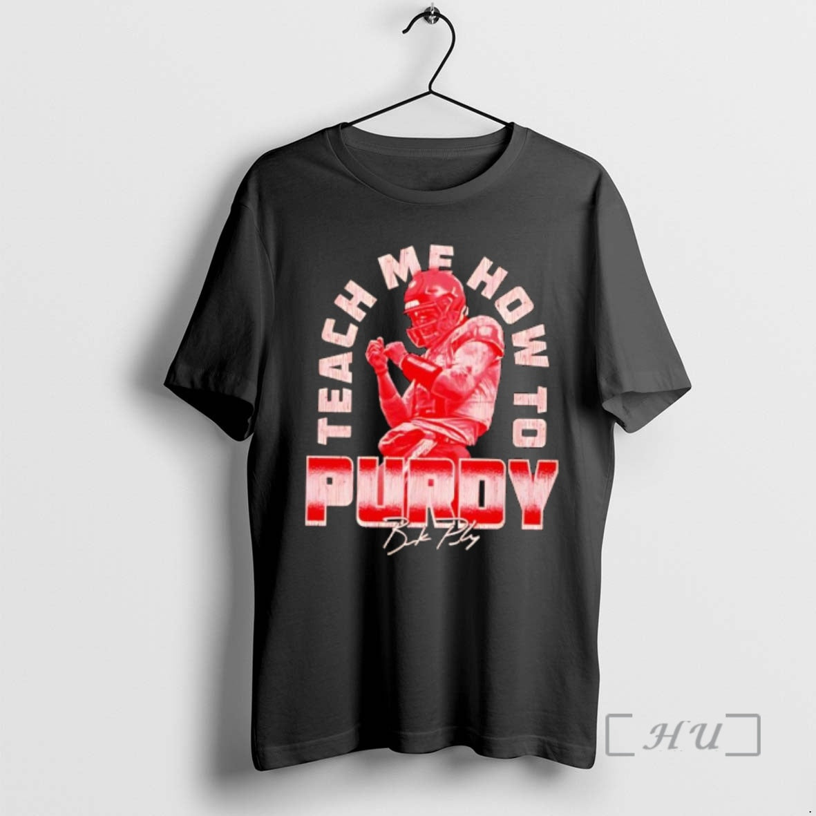 Officials Brock Purdy San Francisco Teach Me How To Purdy Signature Vintage Premium T Shirts - T-Shirt, Sweatshirt, Hoodie