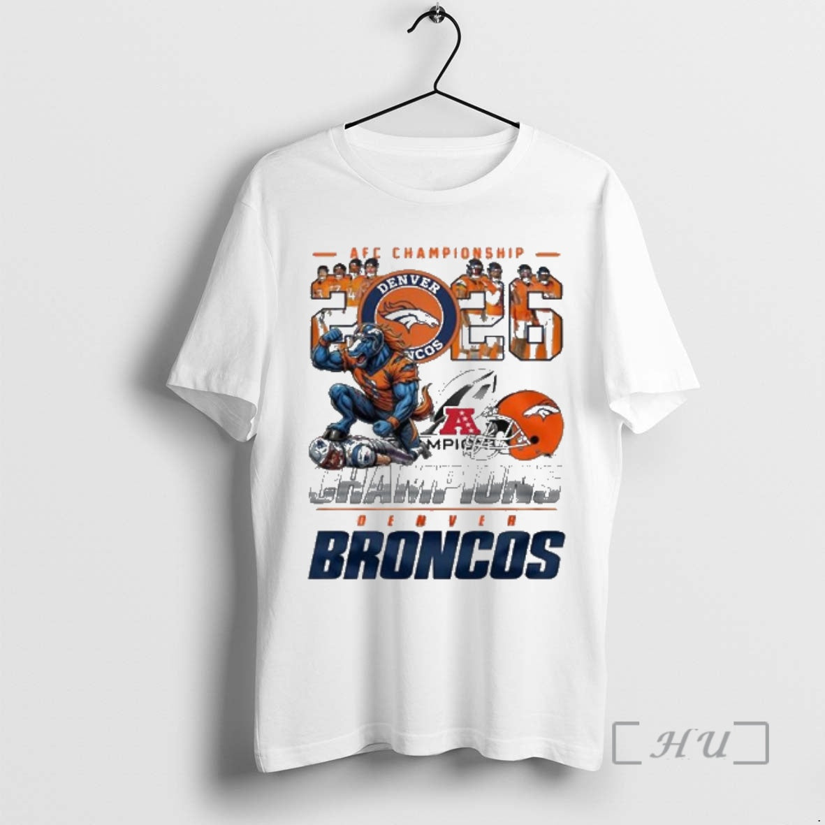 Officials Broncos 2026 Afc Championship Champions Mascot - T-Shirt, Sweatshirt, Hoodie
