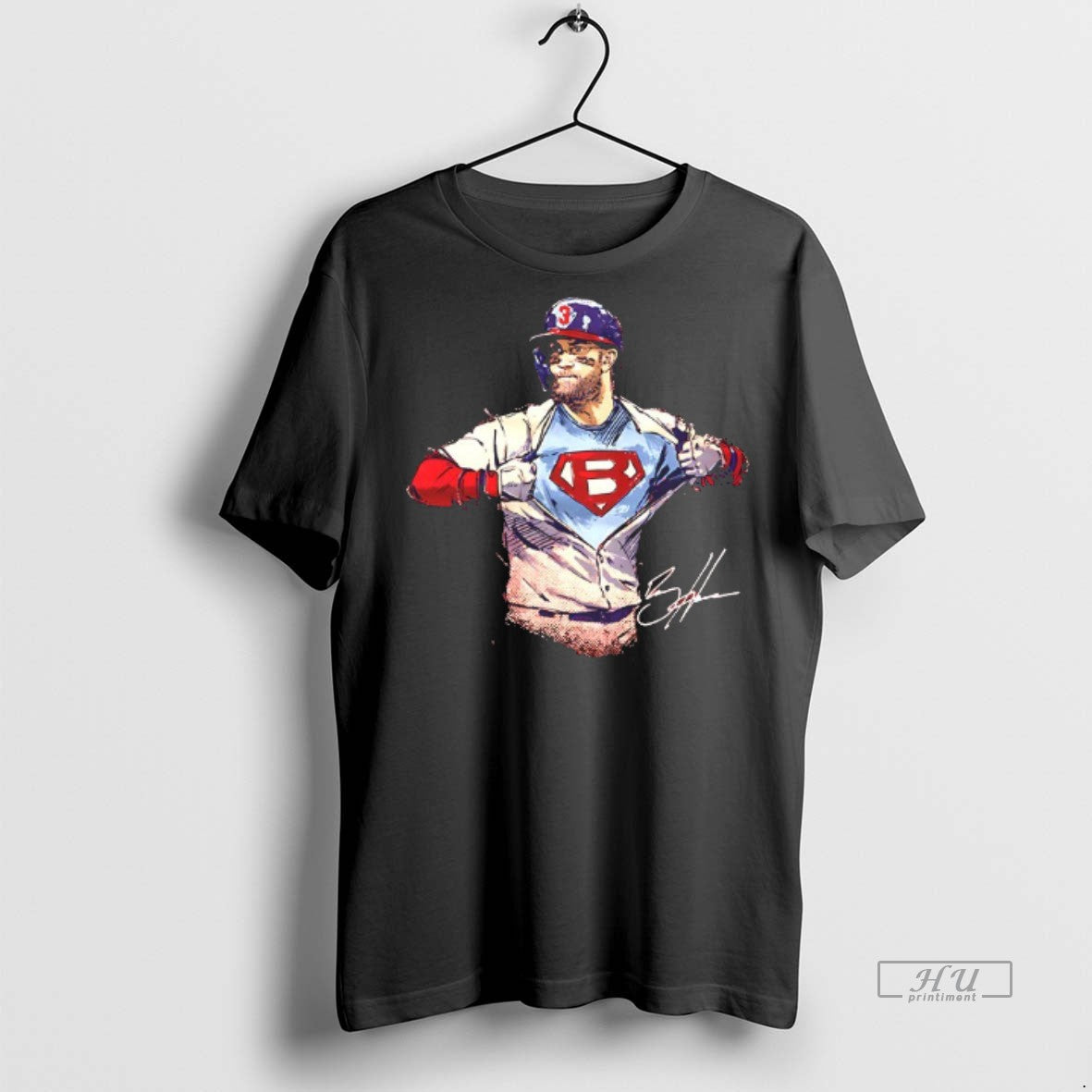 Officials Bryce Harper Inside Me Super Bryce Philadelphia Phillies Baseball Signature T Shirt Sweater - T-Shirt, Sweatshirt, Hoodie