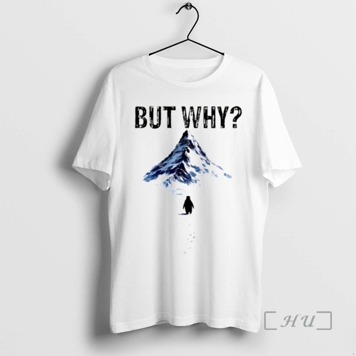 Officials But Why Penguin Trendy Nihilist Sad Penguin - T-Shirt, Sweatshirt, Hoodie