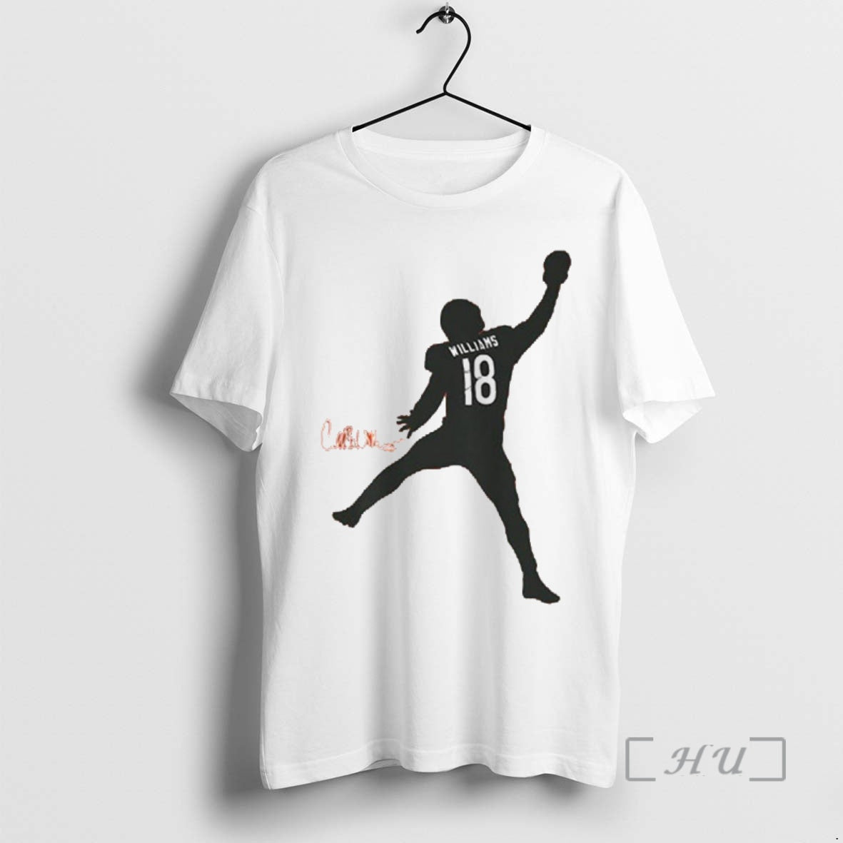 Officials Caleb Williams Iceman Silhouette - T-Shirt, Sweatshirt, Hoodie