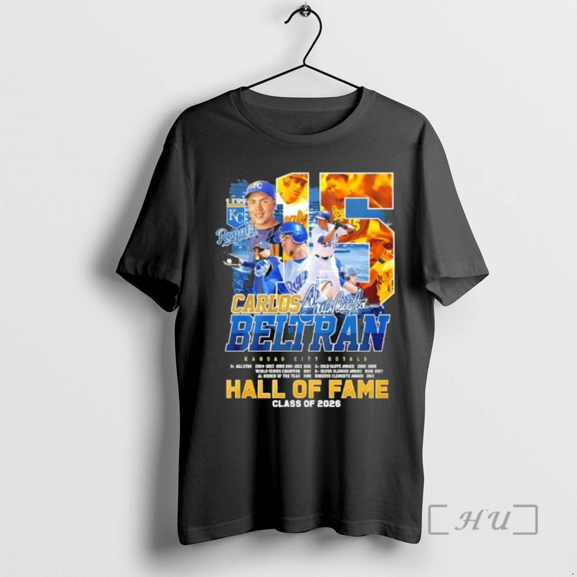 Officials Carlos Beltran Kansas City Royals Hall Of Fame Class Of 2026 Signature Premium - T-Shirt, Sweatshirt, Hoodie