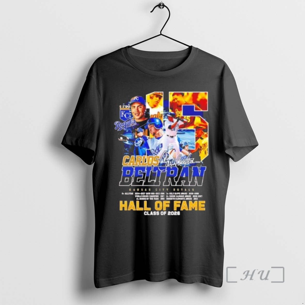 Officials Carlos Beltran Hall Of Fame Class Of 2026 Kansas City Royals Premium T Shirts - T-Shirt, Sweatshirt, Hoodie