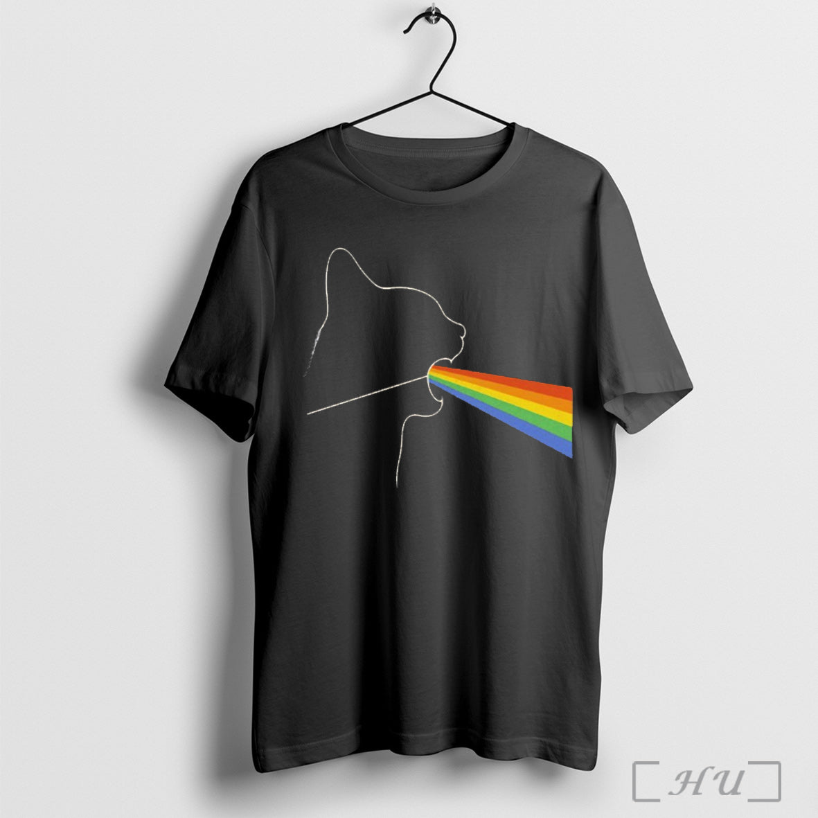 Officials Cat Rainbow T Shirt Unisex T-shirt, Sweatshirt, Hoodie, Long Sleeve Tee - T-Shirt, Sweatshirt, Hoodie