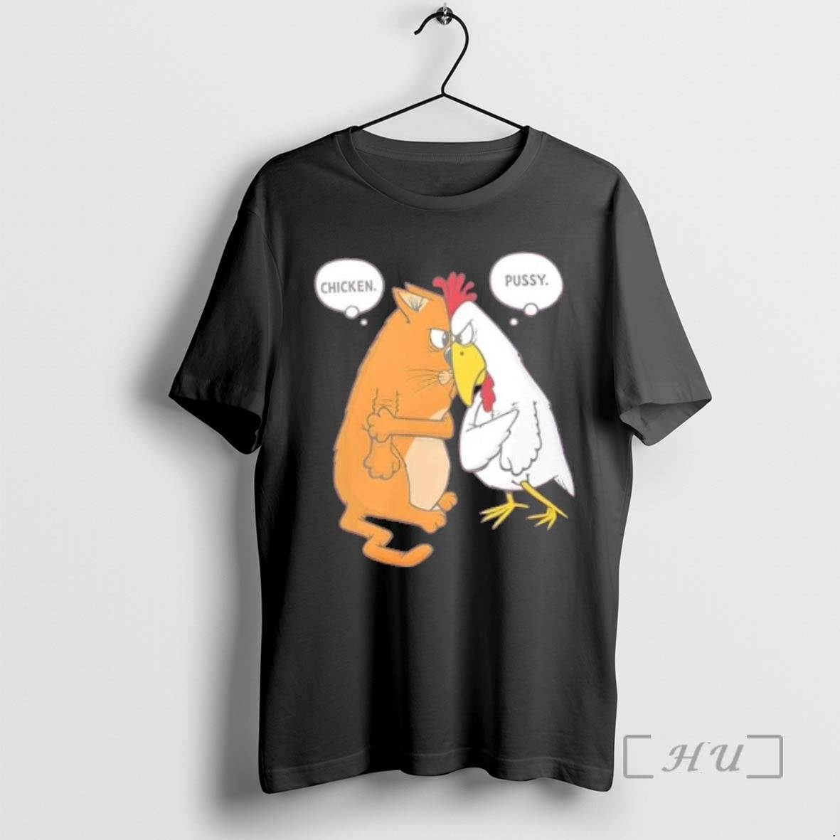 Officials Cat And Chicken Insult Wordplay - T-Shirt, Sweatshirt, Hoodie