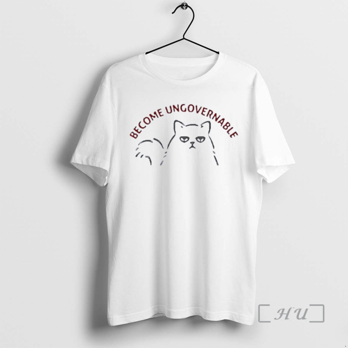 Officials Cat Sad Become Ungovernable - T-Shirt, Sweatshirt, Hoodie