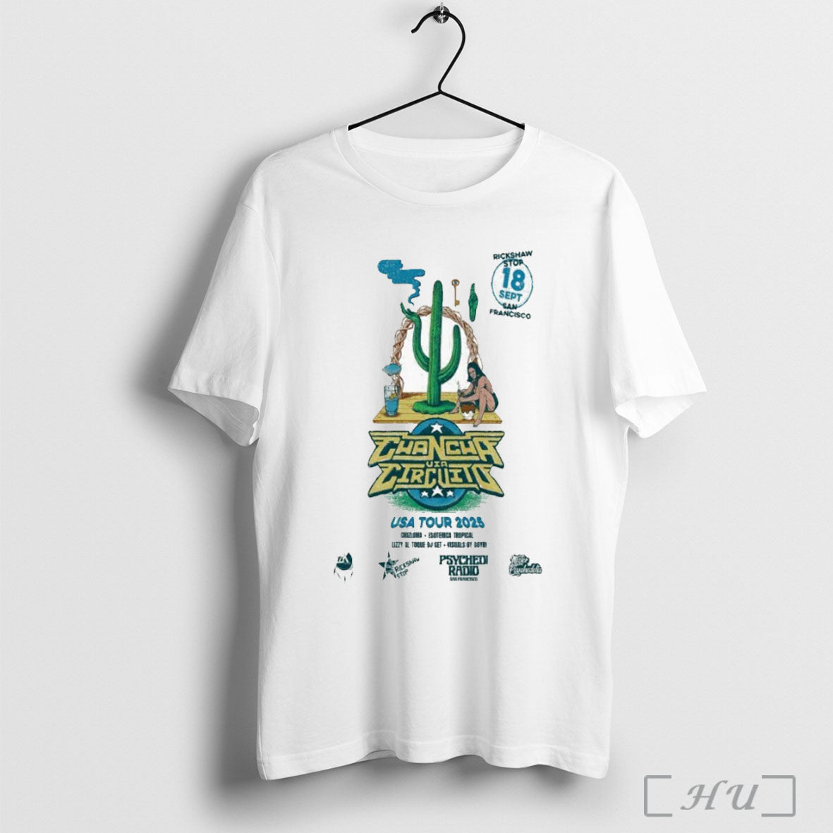 Officials Chancha Via Circuito Usa Tour 2025 Sep 18 San Francisco Ca T Shirt Unisex T-shirt, Sweatshirt, Hoodie, Long Sleeve Tee - T-Shirt, Sweatshirt, Hoodie