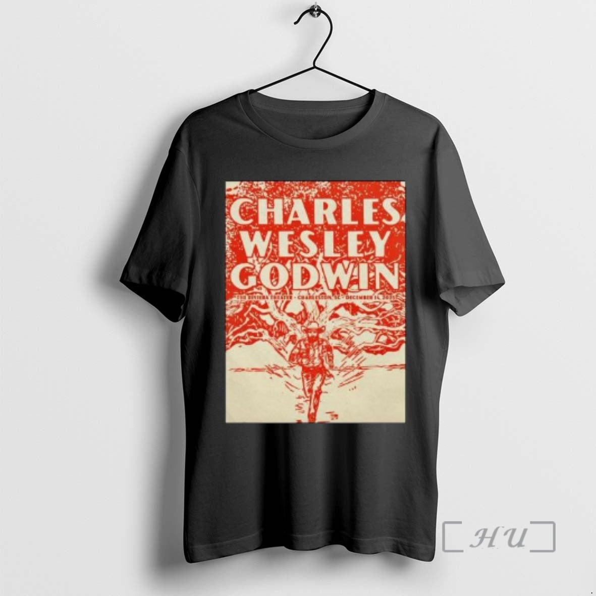 Officials Charles Wesley Godwin December 14 2025 In Charleston Sc Circle Black Premium T Shirts - T-Shirt, Sweatshirt, Hoodie