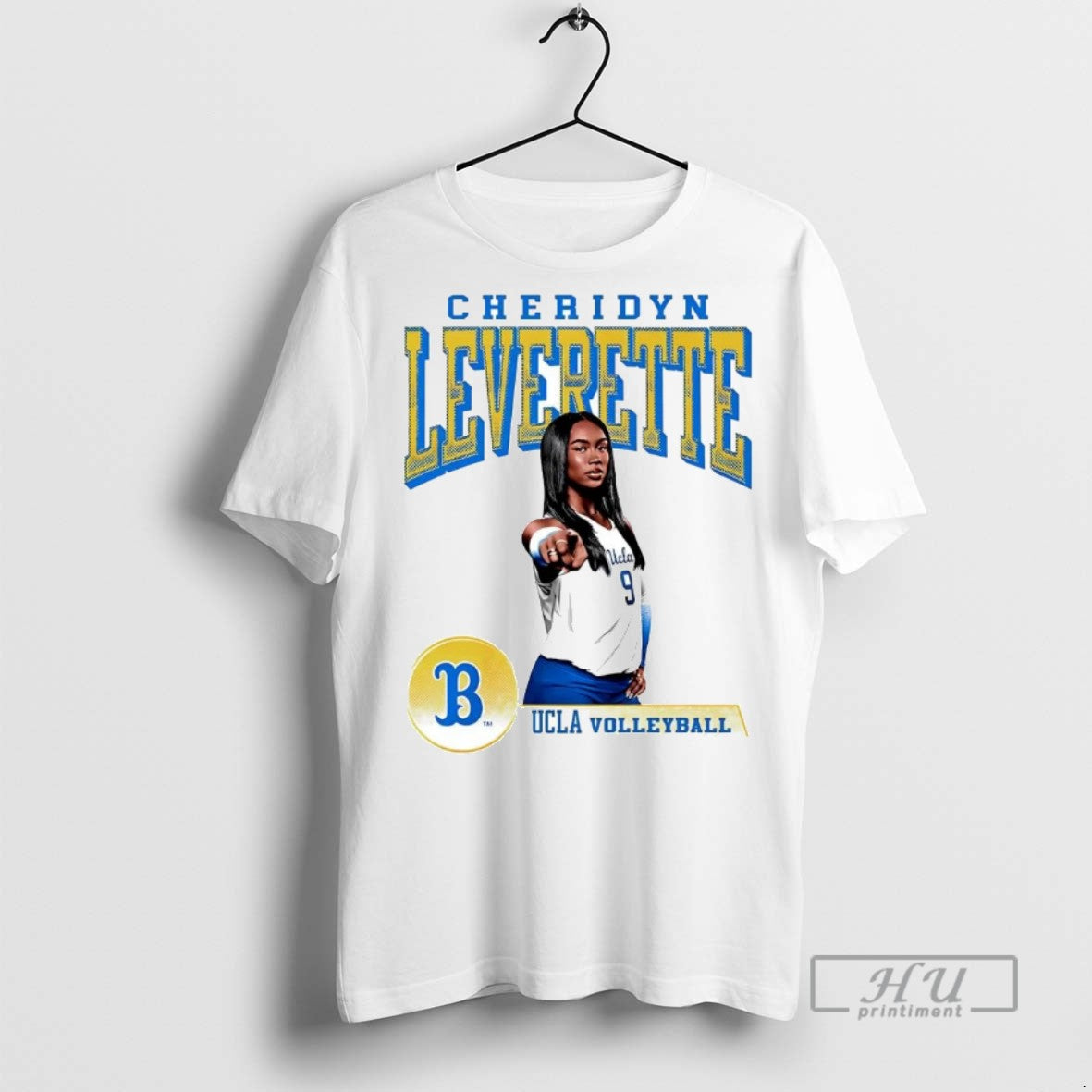Officials Cheridyn Leverette Cartoon Portrait Ucla Volleyball T Shirts Unisex T-shirt, Sweatshirt, Hoodie, Long Sleeve Tee - T-Shirt, Sweatshirt, Hoodie