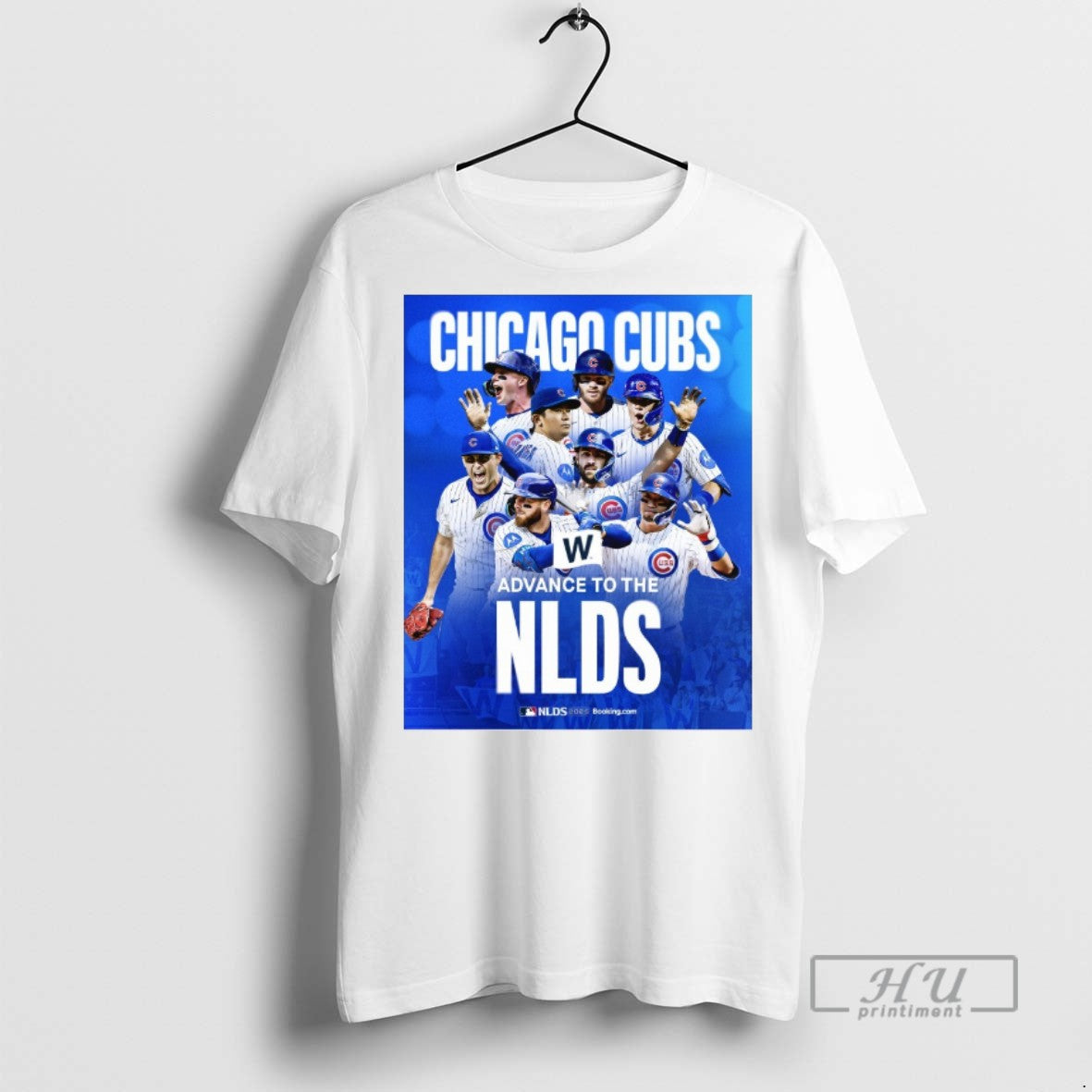 Officials Chicago Cubs W Advance To The Nlds Mlb 2025 T Shirts Unisex T-shirt, Sweatshirt, Hoodie, Long Sleeve Tee - T-Shirt, Sweatshirt, Hoodie