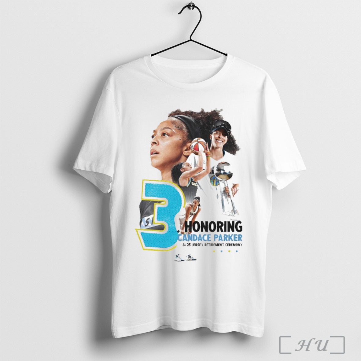 Officials Chicago Sky Honoring Retire Candace Parkers No 3 Jersey On August 25 2025 sports jersey product view 1