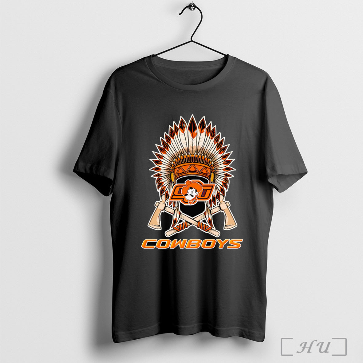 Officials Chief Headdress Oklahoma State Cowboys T Shirt Unisex T-shirt, Sweatshirt, Hoodie, Long Sleeve Tee - T-Shirt, Sweatshirt, Hoodie