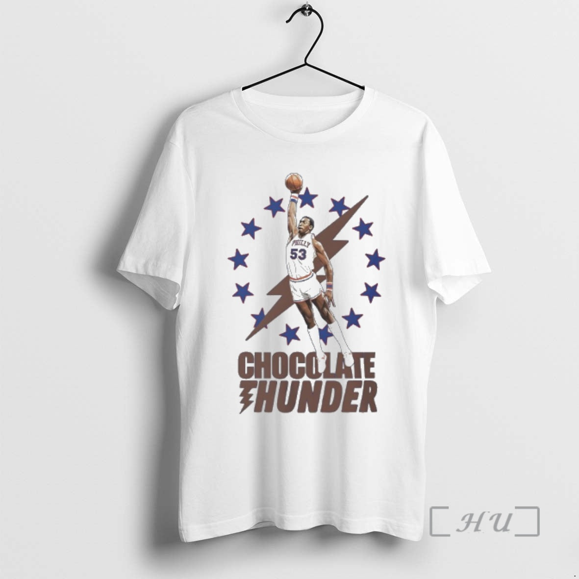 Officials Chocolate Thunder Philadelphia 76ers Basketball Player - T-Shirt, Sweatshirt, Hoodie