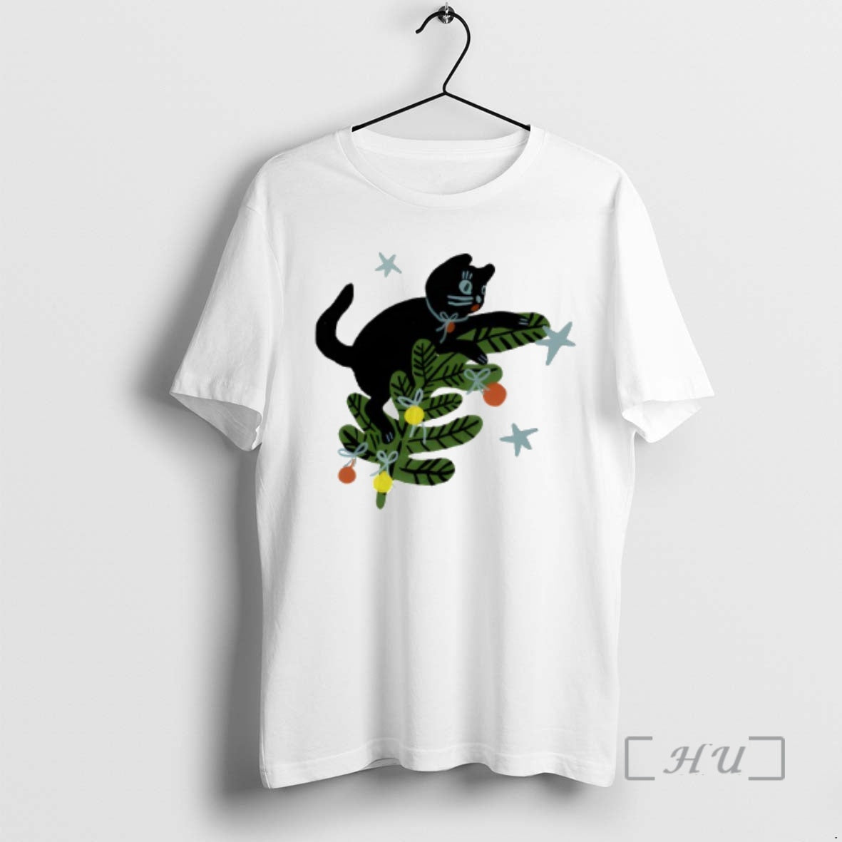 Officials Christmas Tree Cat Yarrow Goods - T-Shirt, Sweatshirt, Hoodie