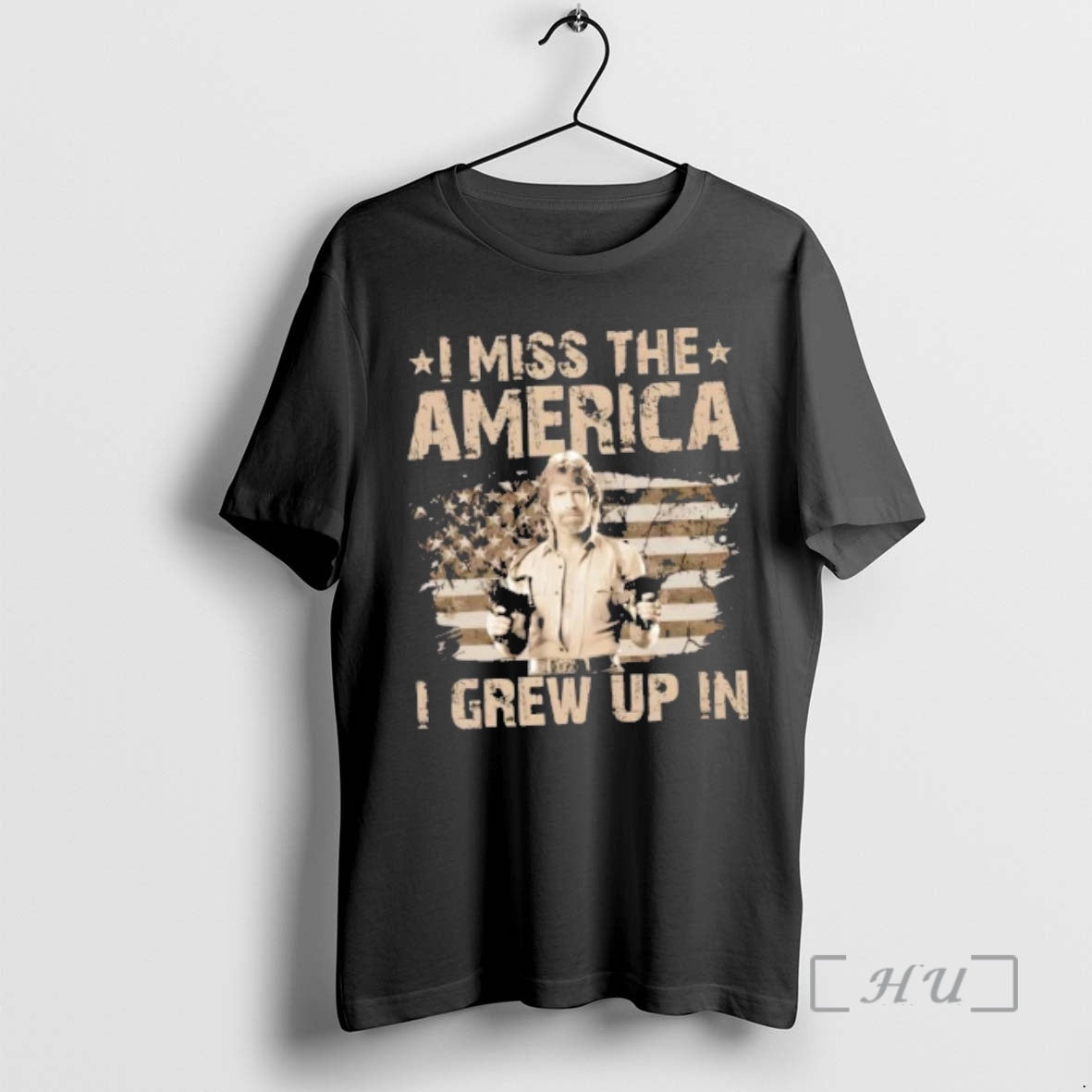 Officials Chuck Norris I Miss The America I Grew Up In Us Flag Premium - T-Shirt, Sweatshirt, Hoodie