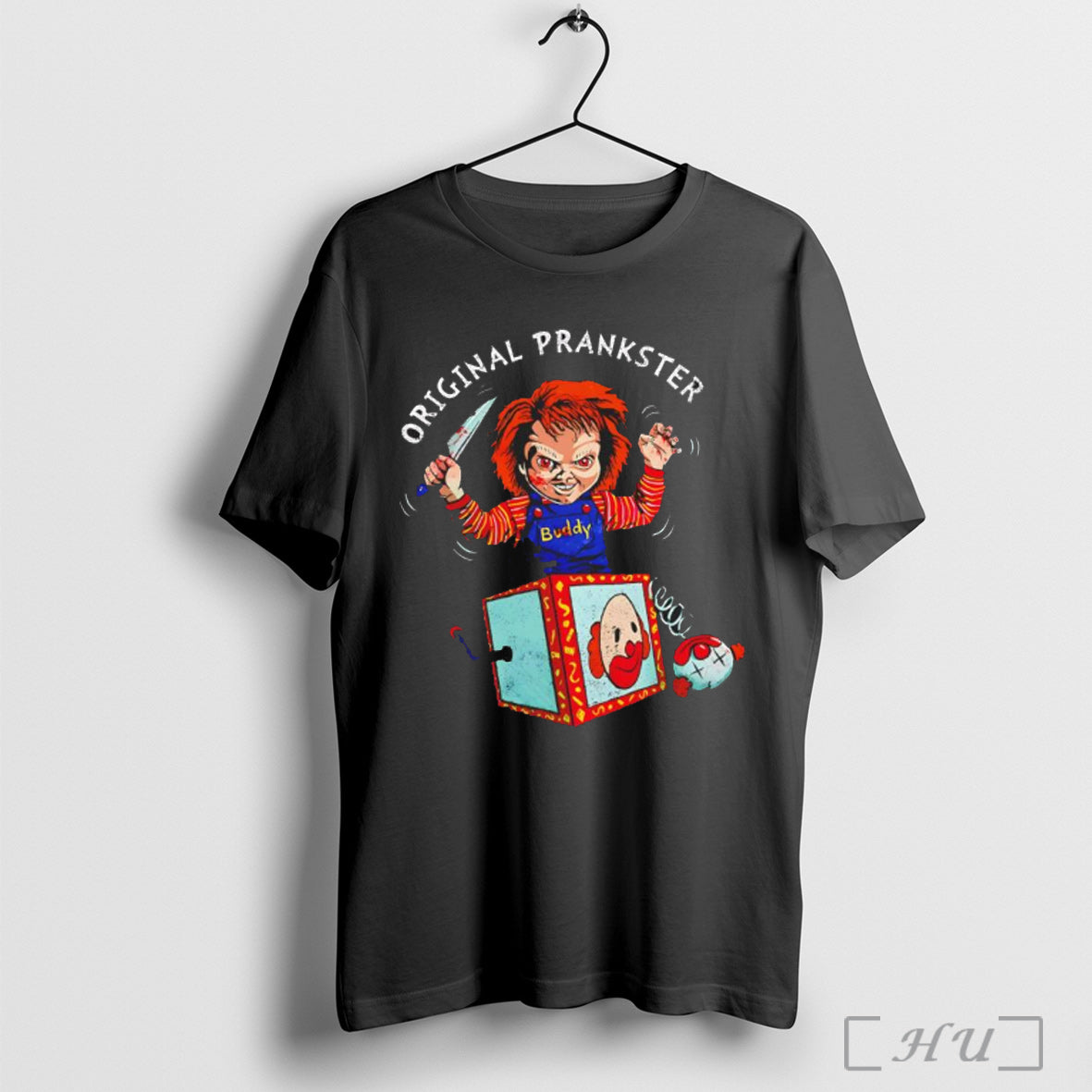 Officials Chucky With Knife Childs Play Original Prankster Halloween T Shirt Unisex T-shirt, Sweatshirt, Hoodie, Long Sleeve Tee - T-Shirt, Sweatshirt, Hoodie