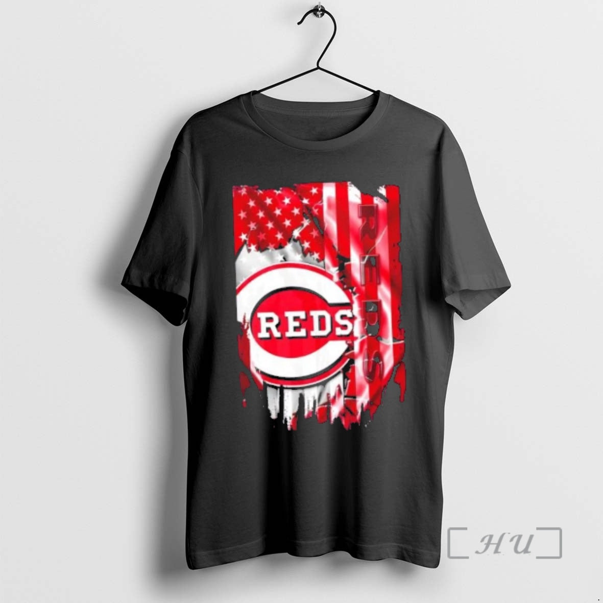 Officials Cincinnati Reds Baseball X American Flag - T-Shirt, Sweatshirt, Hoodie