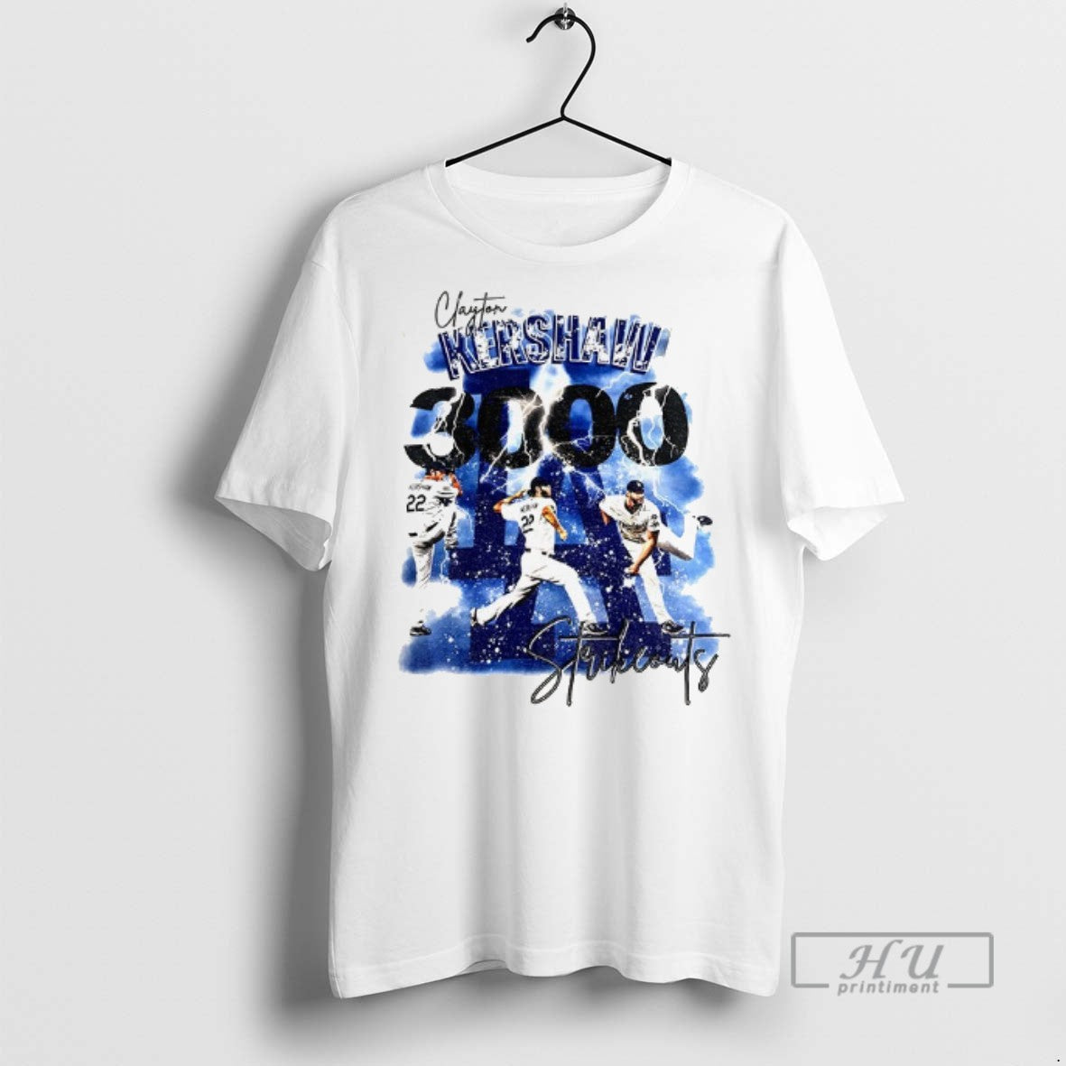 Officials Clayton Kershaw 3000 Strikeouts Los Angeles Dodgers Mlb Baseball Graphic Vintage T Shirts - T-Shirt, Sweatshirt, Hoodie