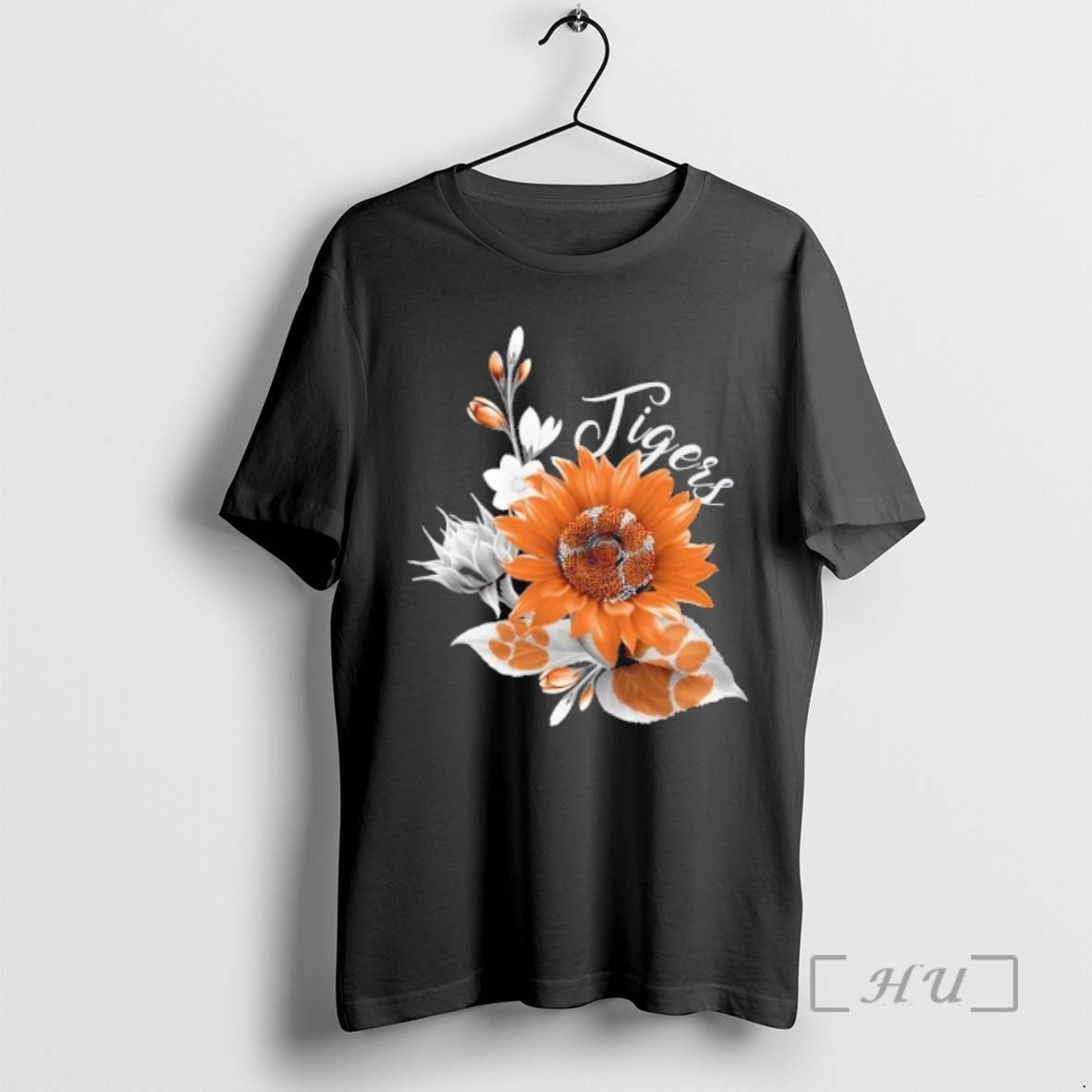 Officials Clemson Tigers Football X Sunflower Floral - T-Shirt, Sweatshirt, Hoodie