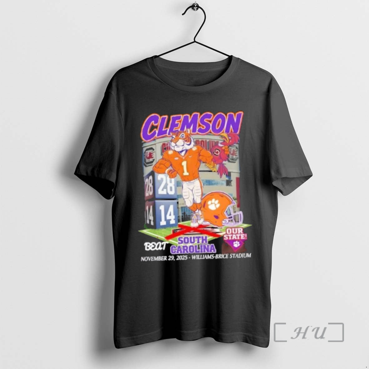 Officials Clemson Tigers Beat South Carolina Gamecocks Williams Brice Stadium - T-Shirt, Sweatshirt, Hoodie