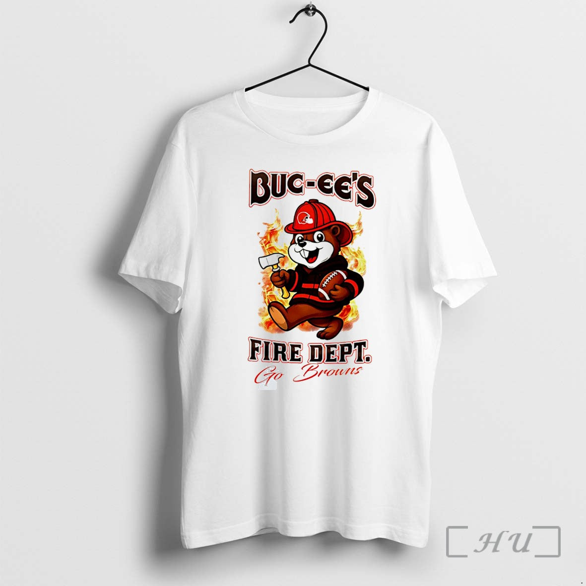 Officials Cleveland Browns Buc Ees Fire Dept Go Bears - Adult & Kids T-Shirts, Sweatshirts & Hoodies apparel design preview 1