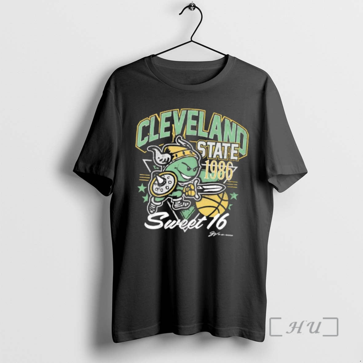 Officials Cleveland State Vikings 1986 Sweet 16 Ncaa Tournament Run - T-Shirt, Sweatshirt, Hoodie