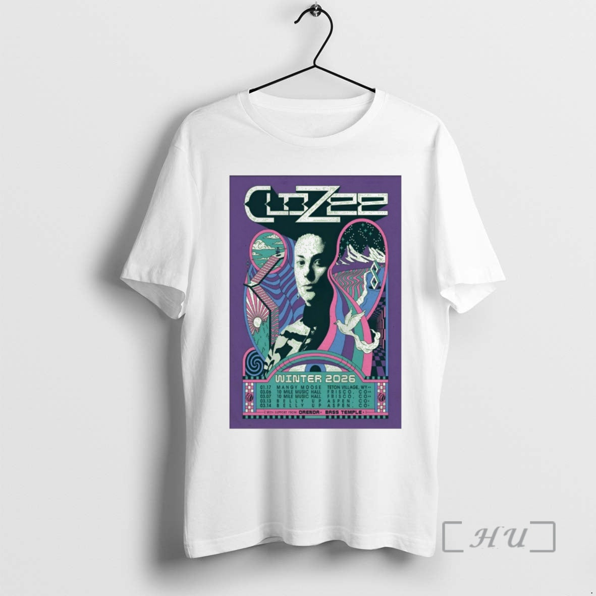 Officials Clozee Tour Winter 2026 March 06 07 10 Mile Music Hall Frisco Co Premium - T-Shirt, Sweatshirt, Hoodie