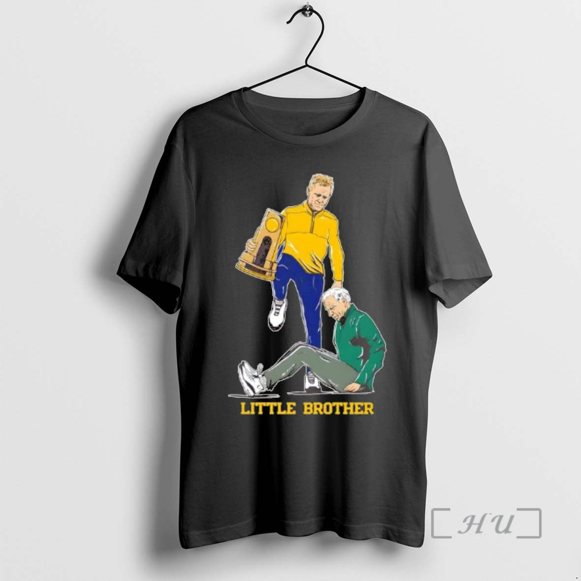 Officials Coach Dusty May Michigan Wolverines Little Brother Step Over Unisex T-shirt, Sweatshirt, Hoodie, Long Sleeve Tee - T-Shirt, Sweatshirt, Hoodie