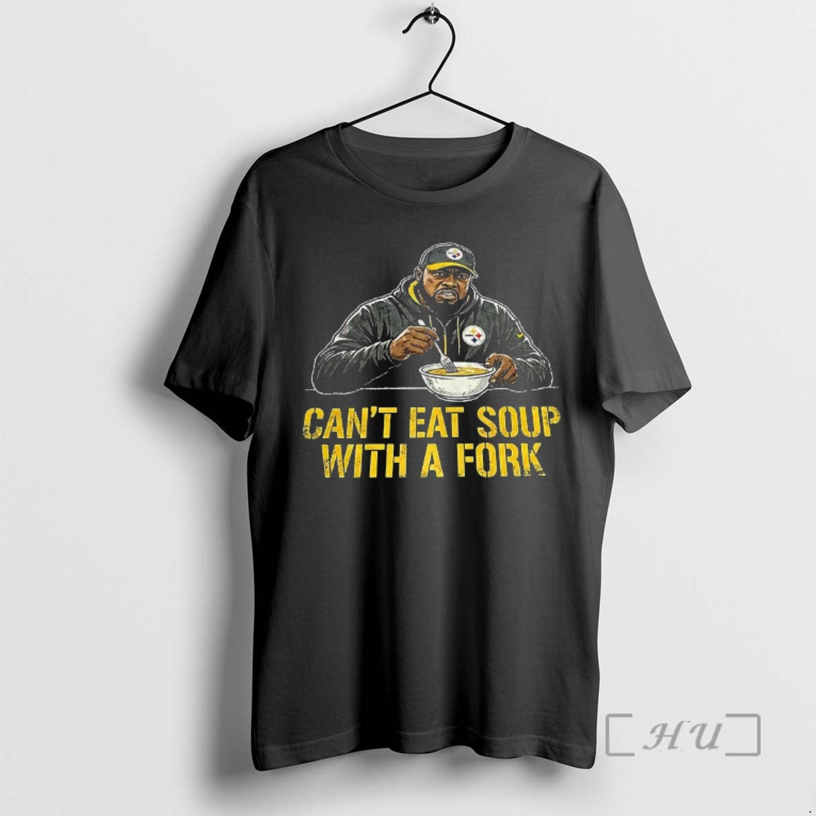 Officials Coach Mike Tomlin Cant Eat Soup With A Fork - T-Shirt, Sweatshirt, Hoodie