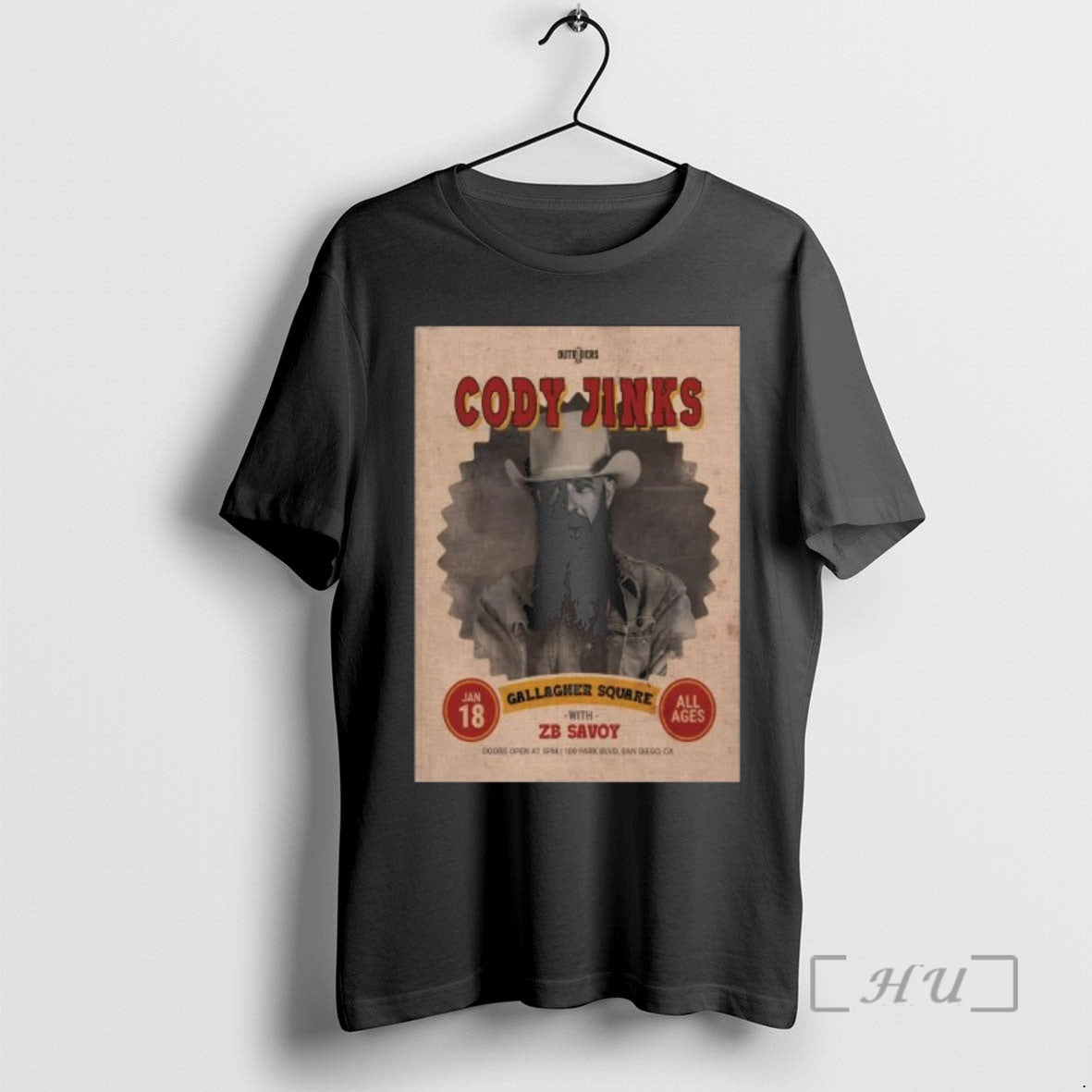 Officials Cody Jinks Tour San Diego Ca On Jan 18 2026 Premium T Shirts Sweater - T-Shirt, Sweatshirt, Hoodie