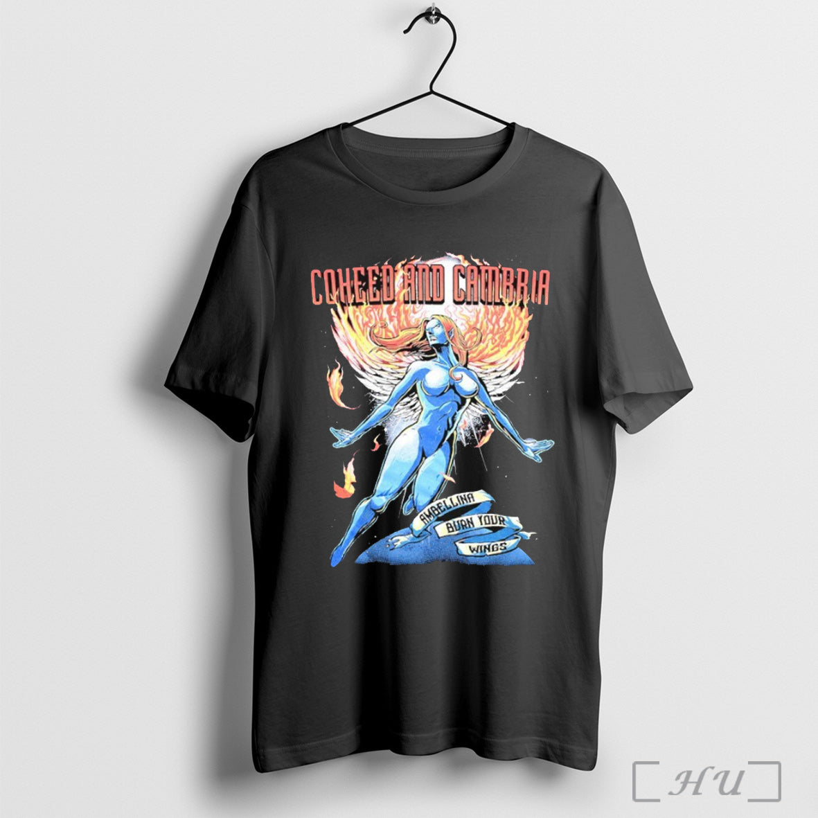 Officials Coheed And Cambria Ambellina Burn Your Wings T Shirt Unisex T-shirt, Sweatshirt, Hoodie, Long Sleeve Tee - T-Shirt, Sweatshirt, Hoodie
