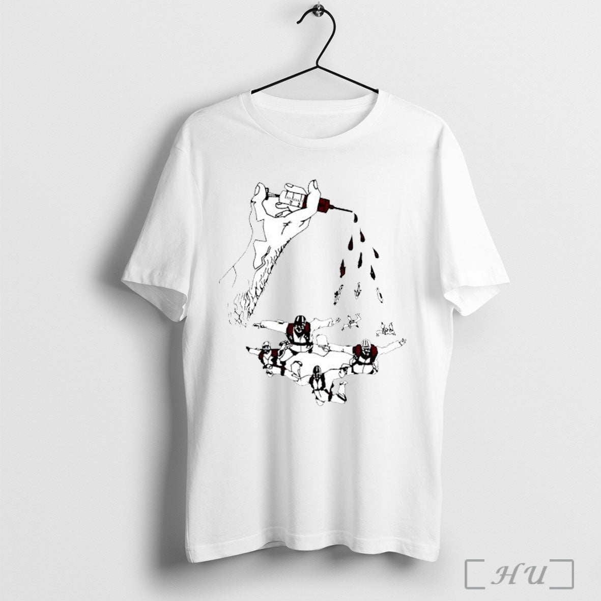 Officials Collier 83 Skydivers Syringe Posters White T Shirt Unisex T-shirt, Sweatshirt, Hoodie, Long Sleeve Tee - T-Shirt, Sweatshirt, Hoodie