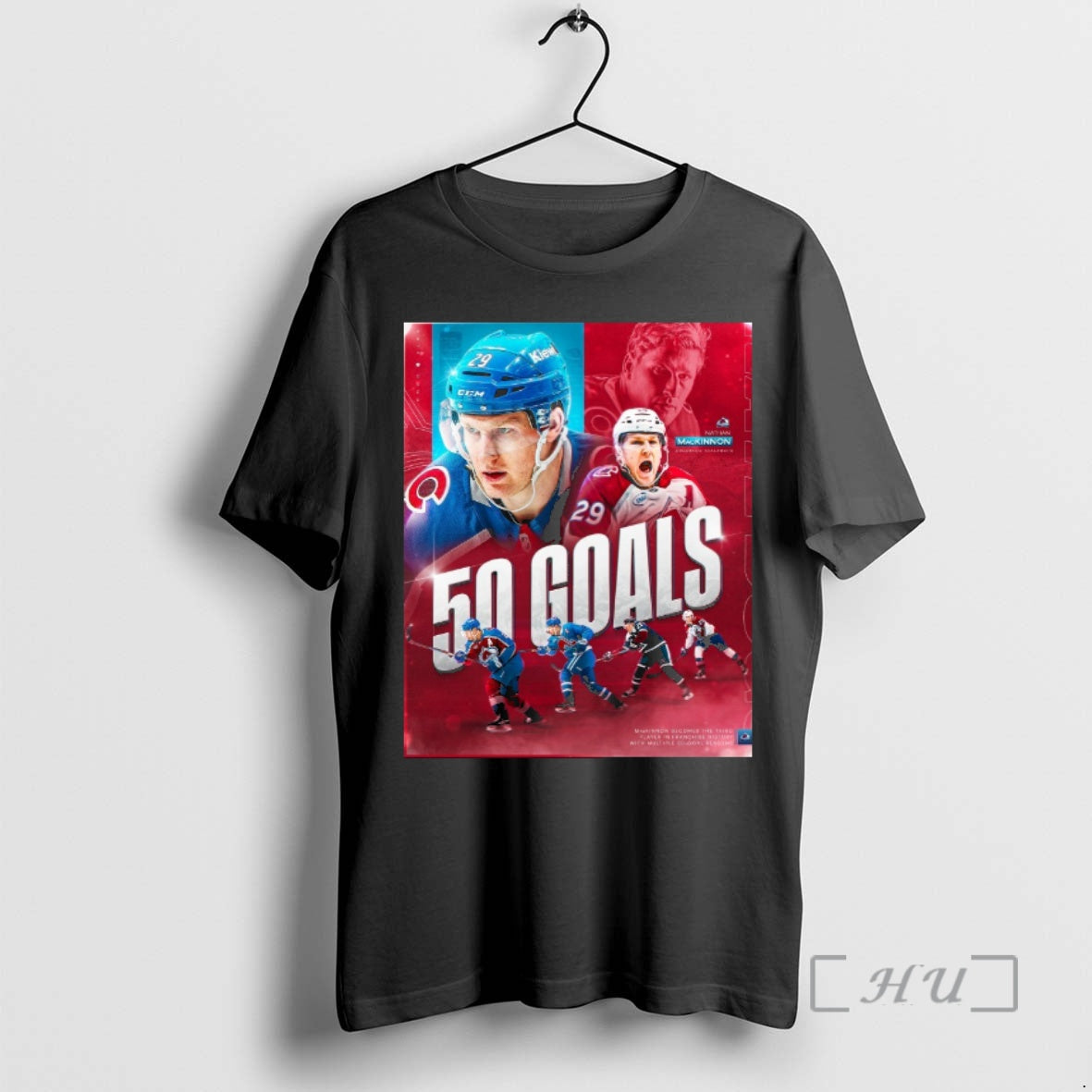 Officials Colorado Avalanche Nathan Mackinnon 50 Goal Seasons In Nhl Career Premium T Shirts Sweater - T-Shirt, Sweatshirt, Hoodie