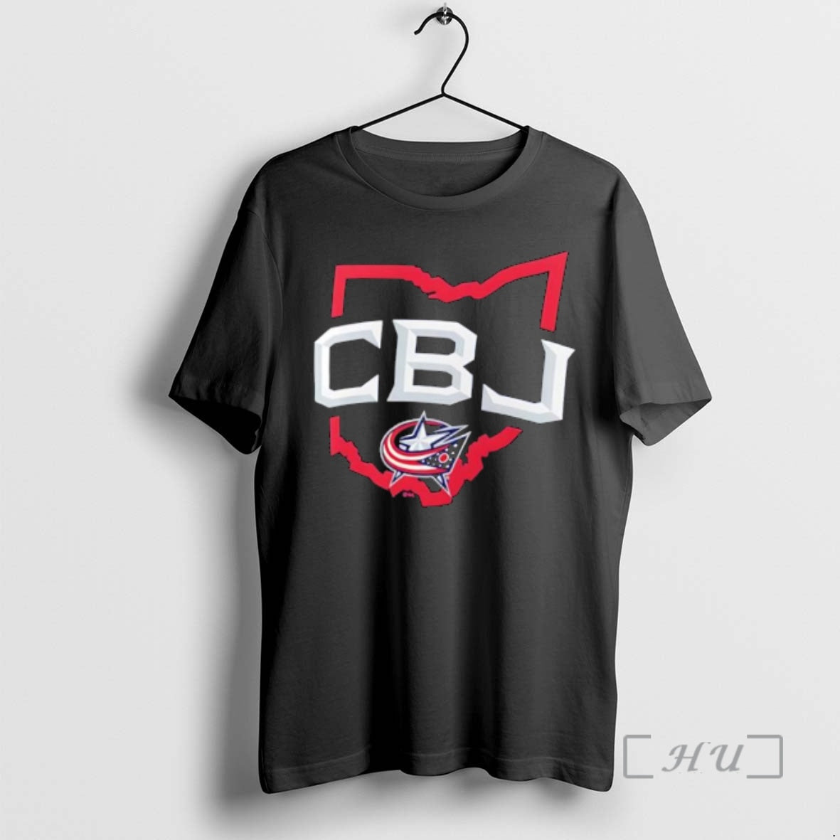 Officials Columbus Blue Jackets Represent Map Logo - T-Shirt, Sweatshirt, Hoodie