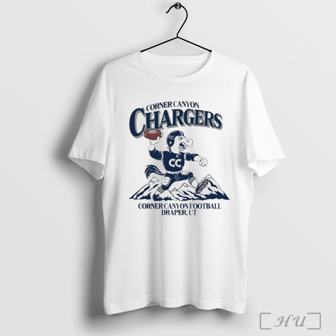 Officials Corner Canyon Chargers Mascot Football Draper Graphic T Shirt Unisex T-shirt, Sweatshirt, Hoodie, Long Sleeve Tee - T-Shirt, Sweatshirt, Hoodie