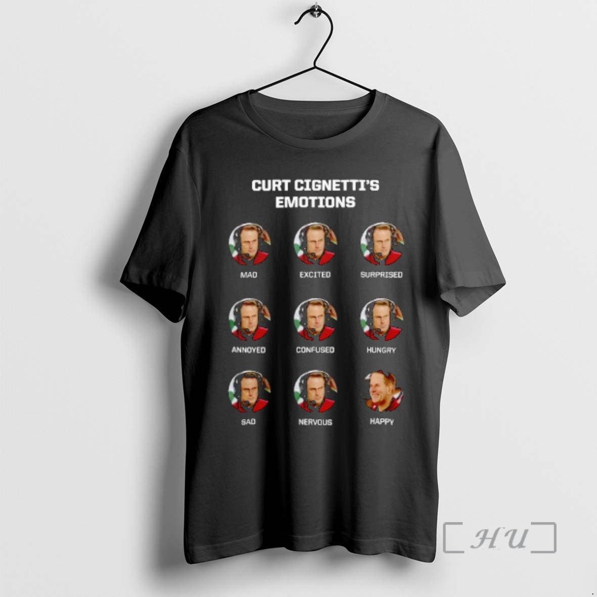 Officials Curt Cignetti Man Of Many Faces Emotions Mad Excited Surprised Annoyed Premium T Shirts - T-Shirt, Sweatshirt, Hoodie