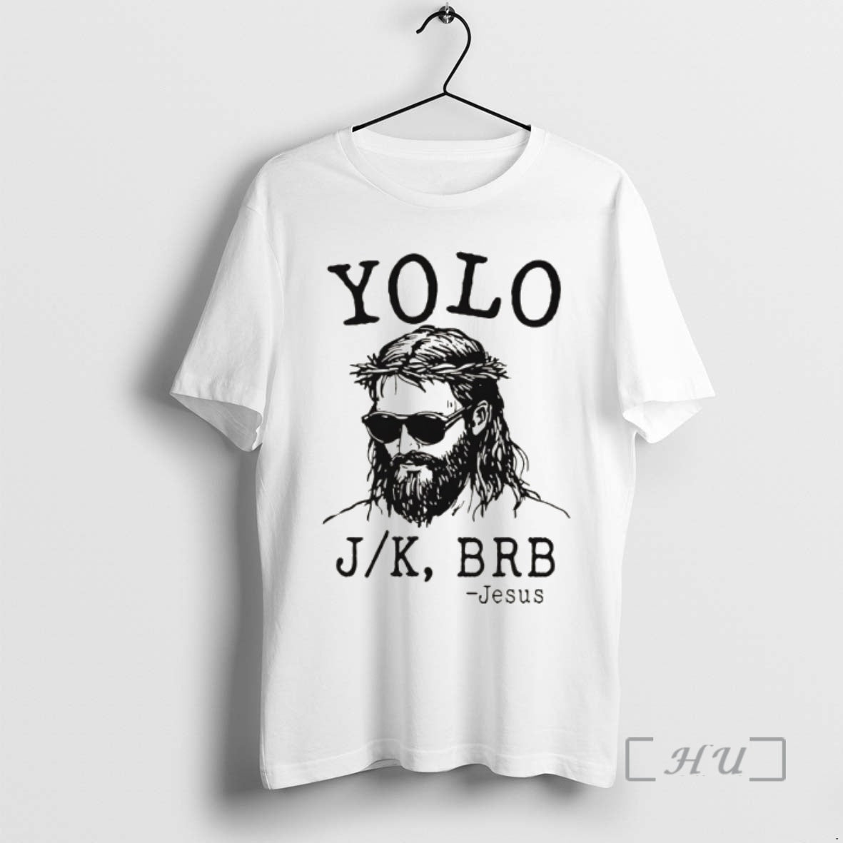 Officials Cute Christian Yolo Brb Jesus Funny Jesus Christian Easter Unisex T-shirt, Sweatshirt, Hoodie, Long Sleeve Tee - T-Shirt, Sweatshirt, Hoodie