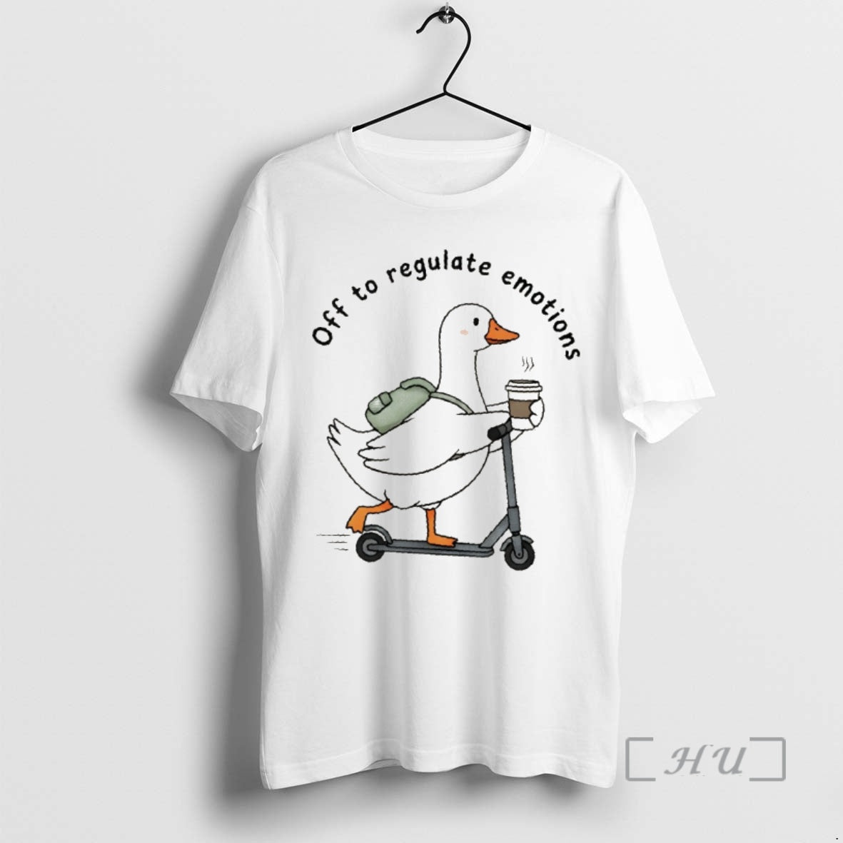 Officials Cute Silly Goose Off To Regulate Emotions Unisex T-shirt, Sweatshirt, Hoodie, Long Sleeve Tee - T-Shirt, Sweatshirt, Hoodie
