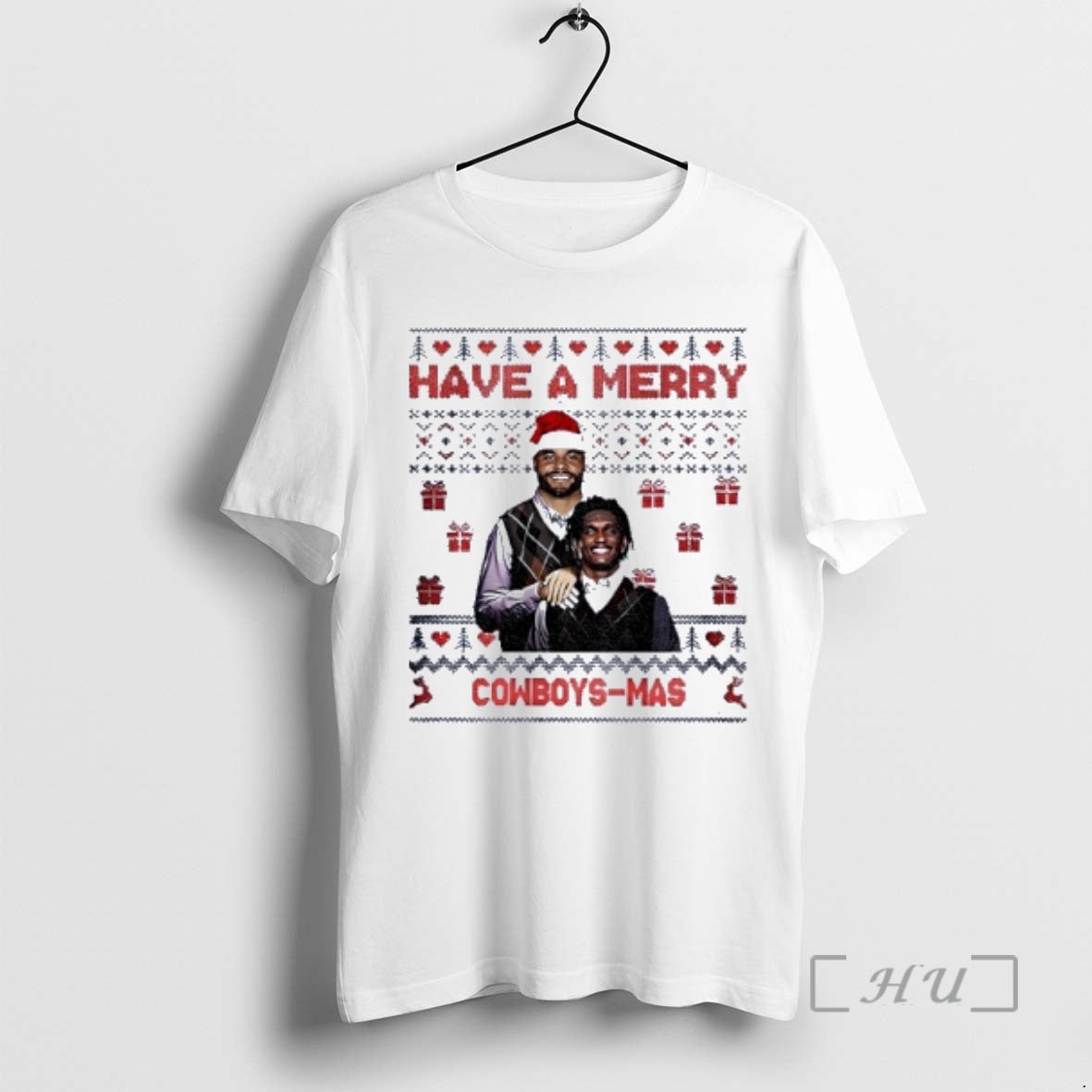 Officials Dak Prescott And Ceedee Lamb Dallas Cowboys Step Brothers Have A Merry Cowboys Mas - T-Shirt, Sweatshirt, Hoodie
