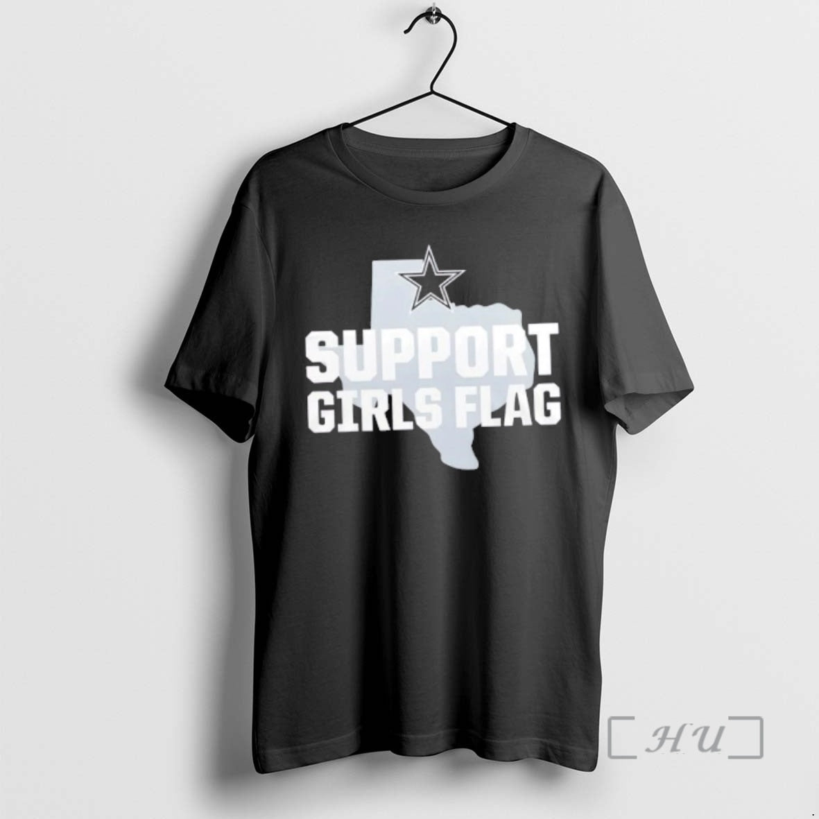 Officials Dallas Cowboys Support Girls Flag Football 2 Sided - T-Shirt, Sweatshirt, Hoodie