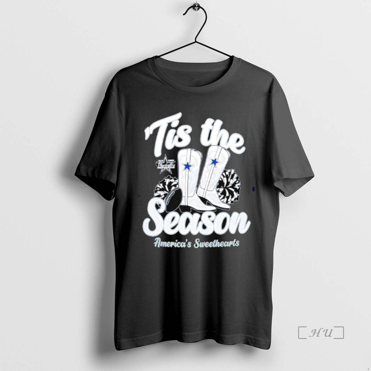 Officials Dallas Cowboys Tis The Season Boots Americas Sweethearts - T-Shirt, Sweatshirt, Hoodie