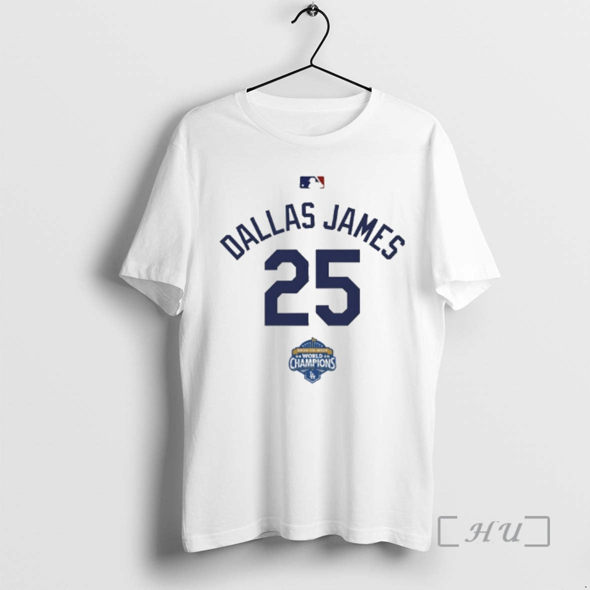 Officials Dallas James 25 Back To Back Champs World Champions - T-Shirt, Sweatshirt, Hoodie