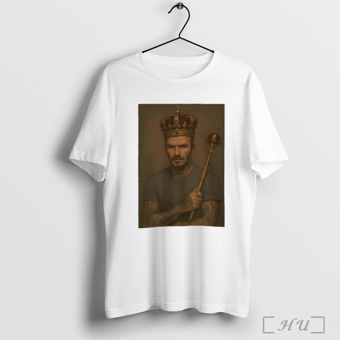 Officials David Beckham Crown Tattoos King Football Royal T Shirt Unisex T-shirt, Sweatshirt, Hoodie, Long Sleeve Tee - T-Shirt, Sweatshirt, Hoodie