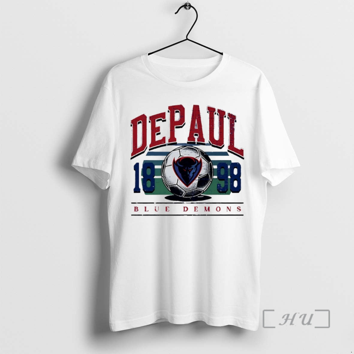Officials Depaul Blue Demons University Soccer 1898 Circle - T-Shirt, Sweatshirt, Hoodie