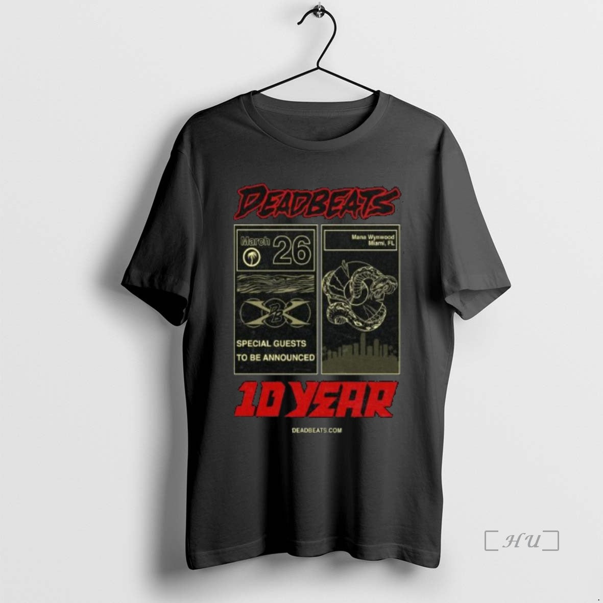 Officials Deadbeats Mana Wynwood Miami Fl March 26 2026 Concert Long Sleve Premium T Shirts - T-Shirt, Sweatshirt, Hoodie