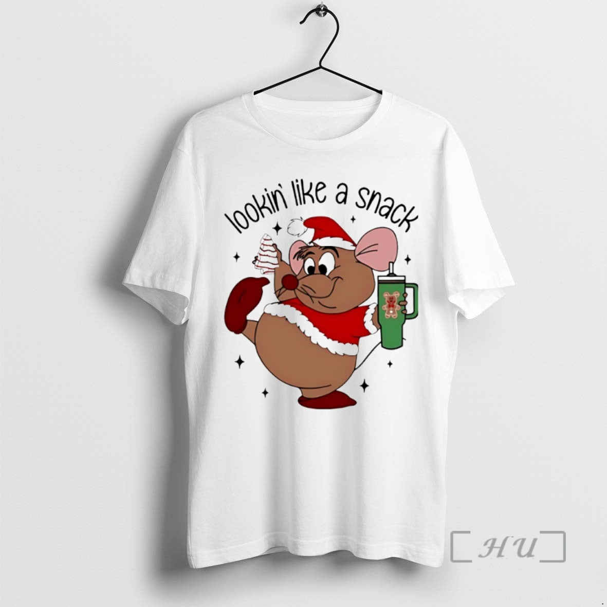 Officials Deanna Looking Like A Snack Christmas Cartoon Mouse Circle - T-Shirt, Sweatshirt, Hoodie