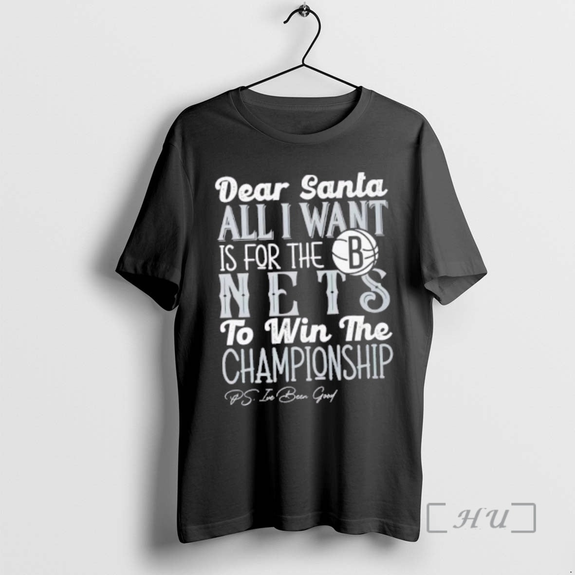 Officials Dear Santa All I Want Is For The Brooklyn Nets To Win The Championship - T-Shirt, Sweatshirt, Hoodie