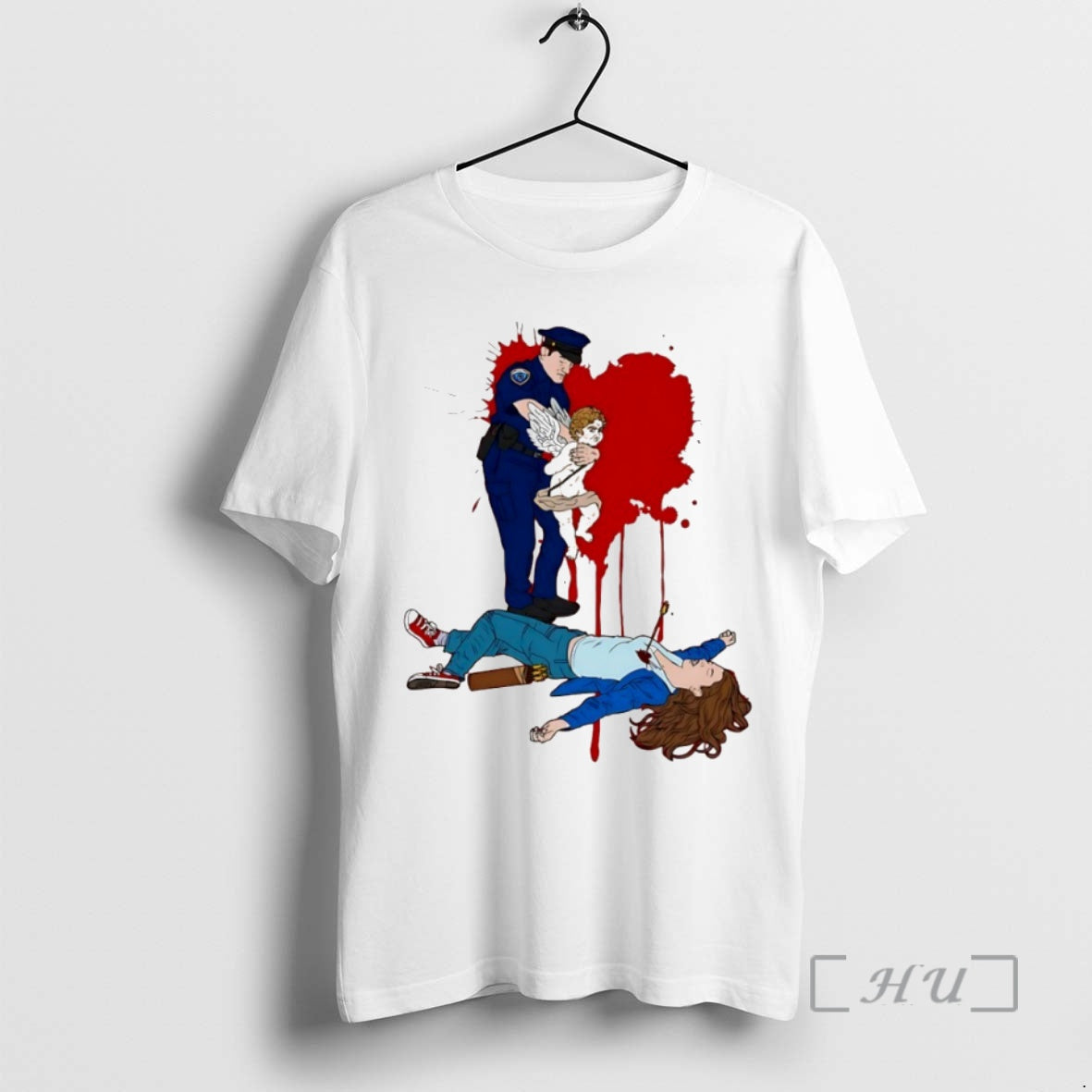 Officials Death By Cupid Circle - T-Shirt, Sweatshirt, Hoodie