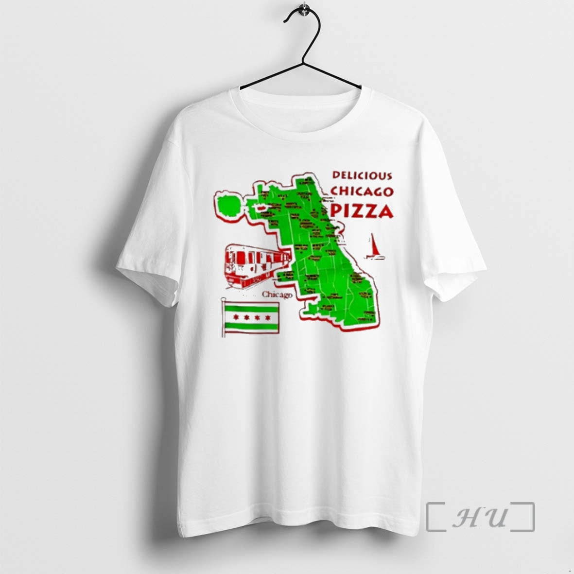 Officials Delicious Chicago Pizza Historic - T-Shirt, Sweatshirt, Hoodie
