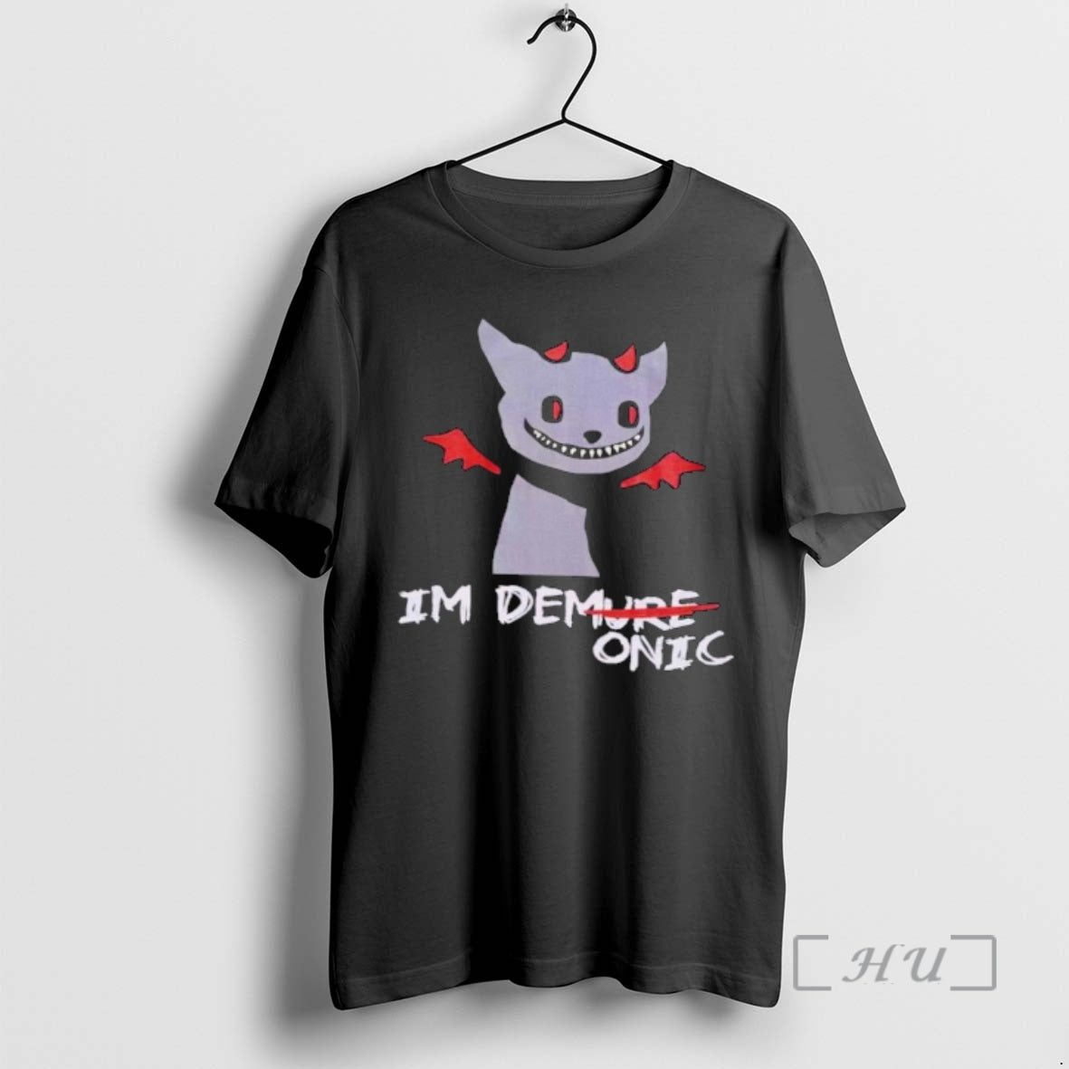 Officials Demure Demonic Cat - T-Shirt, Sweatshirt, Hoodie